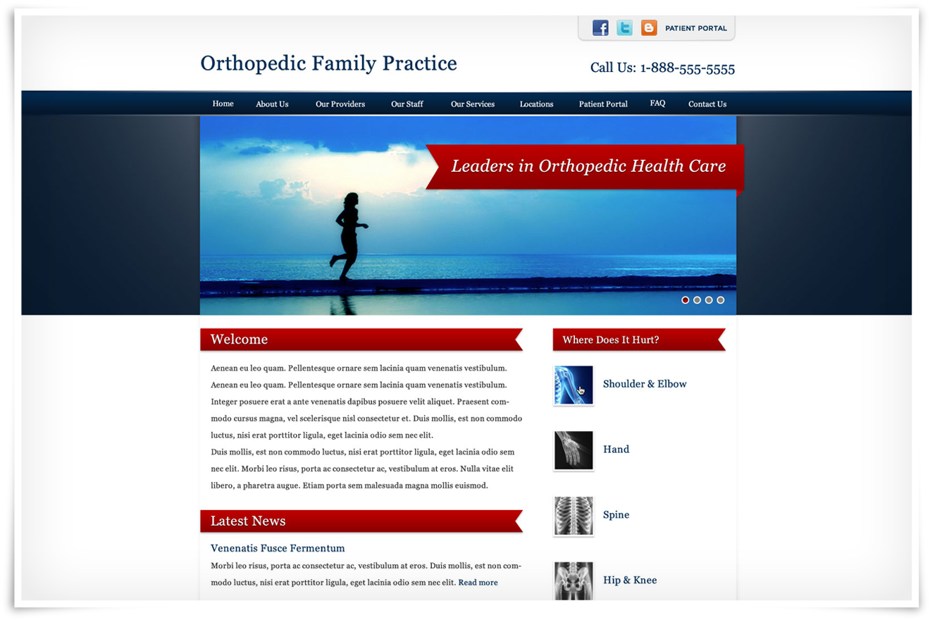 Orthopedic Practice Template